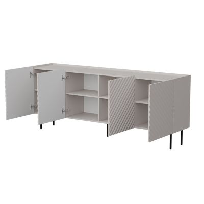 2. 4D LUCCA chest of drawers 200x40x80 cashmere