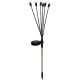 12. SOLAR LAMP DANCING IN THE WIND WHITE BALLS 6 LED 72CM