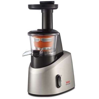 11. Tefal ZC255B slow juicer (200W; silver)