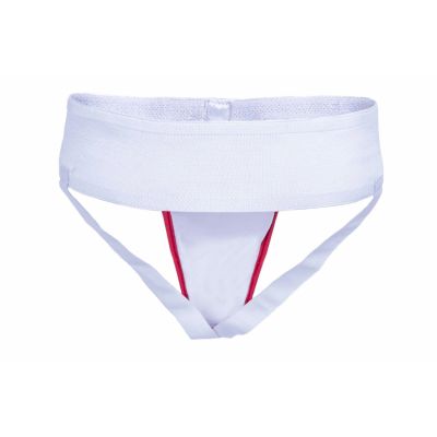3. Men's Suspensor Crotch Protector - White -M