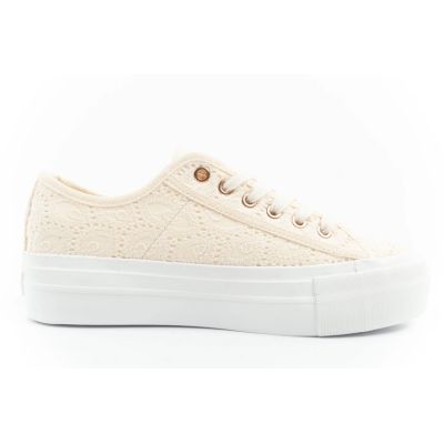 4. Lee Cooper women's lace sneakers beige platform