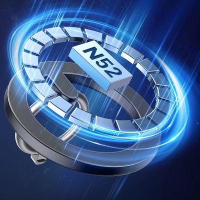 19. Joyroom kit multifunctional magnetic car holder ring phone support black (JR-ZS294)