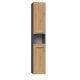 2. Bathroom cabinet NEL I 31x30xH174 anthracite/artisan