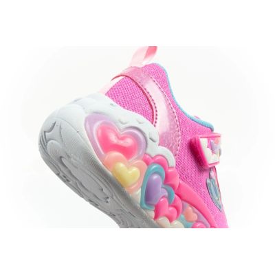 6. Skechers S Lights LED Children's Sports Shoes for Girls with Velcro