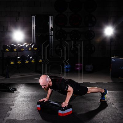 51. Step for aerobics HMS AS003 black / gray / red