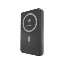 Dudao K14S Magnetic Power Bank 20W 5000mAh 1x USB-A 1x USB-C - Black
