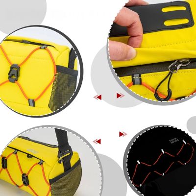 5. Rockbros 30110054006 Handlebar Bicycle Bag 2.2L - Yellow