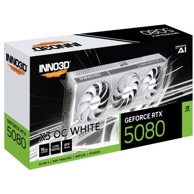 2. INNO3D GeForce RTX 5080 X3 OC WHITE graphics card