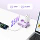 3. Orico PDC25 25W 6in1 Power Strip 2x AC + 2x USB-A + 2x USB-C - Purple