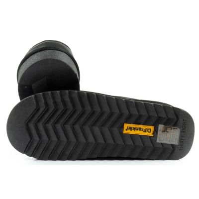 9. D.Franklin women's snow boots winter fashionable insulated ankle boots black