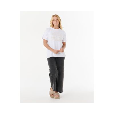 4. RIP CURL OCEANIC RELAXED TEE White T-Shirt