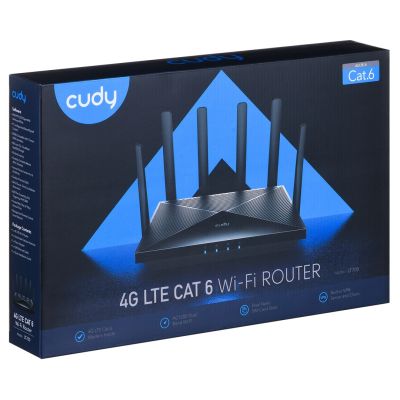 6. CUDY LT700_EU LAN Gigabit AC1200 Router Dual Band Wi-Fi Mesh 4G LTE Cat.6 Dual SIM
