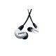Shure SE215DYWH+UNI-EFS - AONIC215 Single Driver In-Ear Headphones with 3.5mm Cable (White)