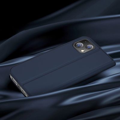 11. Dux Ducis Skin Pro Holster Flip Cover for iPhone 14 Plus blue