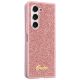 5. Guess Glitter Script case for Samsung Galaxy Z Fold 5 - pink