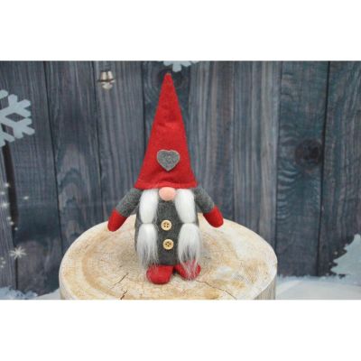14. DECORATIVE gnome with a heart 20cm girl