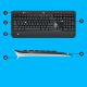 6. Logitech MK540 920-008685 membrane keyboard + mouse set (USB; black; optical; 1000 DPI)