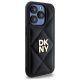 4. DKNY Quilted Stack Logo iPhone 15 Pro Max Case - Black