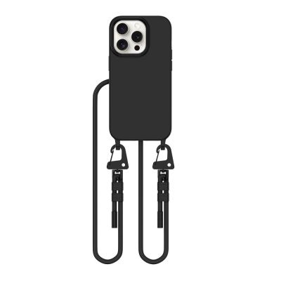 2. Tech-Protect MagNecklace MagSafe iPhone 15 Pro Case - Black
