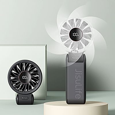 8. Jisulife Handheld Fan Life7 3600mAh Portable USB Fan - Black