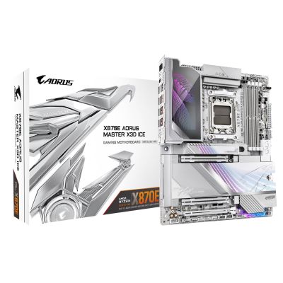 2. GIGABYTE X870E AORUS MASTER X3D ICE AMD X870E Socket AM5 ATX