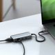 7. Satechi 4-In-1 USB-C Hub - hub for USB-C mobile devices (3x USB-C 3.2 gen2 10Gbps, 2.5 Gigabit Ethernet) (space gray)