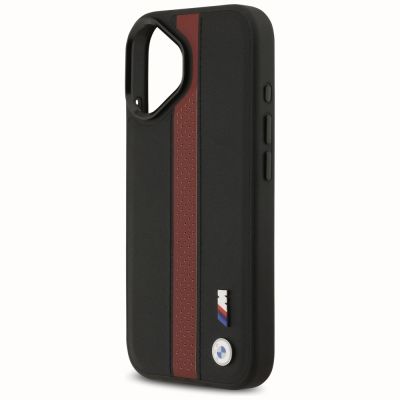6. BMW M Perforated Stripe Logo MagSafe Case for iPhone 17 - Red