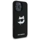 4. Karl Lagerfeld Silicone Choupette Head Print MagSafe iPhone 16 Pro Case - Black