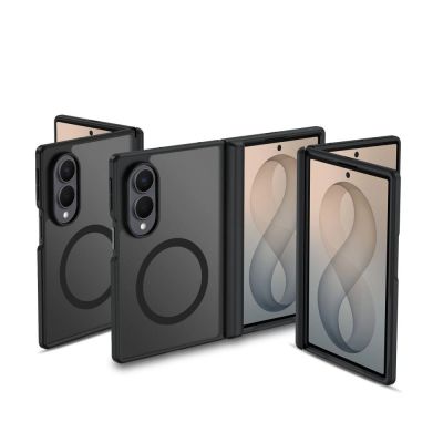 4. Tech-Protect MagPeak MagSafe Case for Samsung Galaxy Z Fold 8 - Matte Black