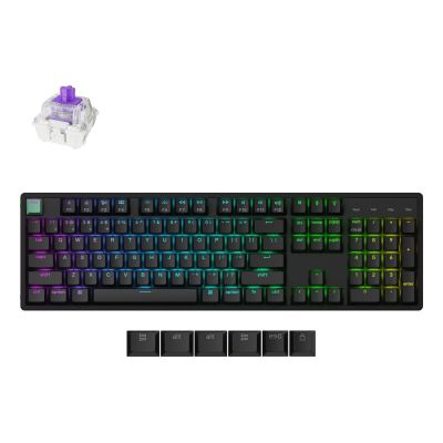 Keychron K10 HE Gaming Keyboard USB + RF Wireless + Bluetooth QWERTY English Black