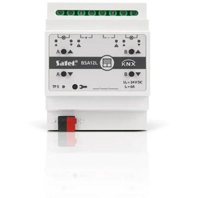 SATEL KNX 2-channel shutter actuator 24V DC KNX-BSA12L