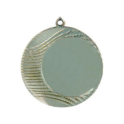 9. Silver medal with space for a 50 mm emblem - steel medal