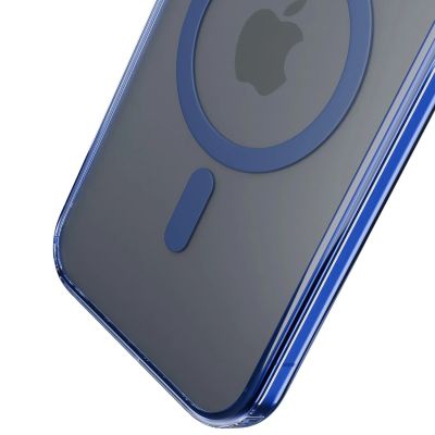 5. 3mk Frosty MagCase for iPhone 17 - blue