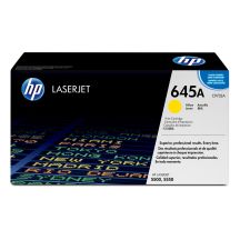 HP 645A original yellow LaserJet toner cartridge