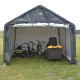 3. GARDEN GARAGE PAVILION 3.50x3.50x2.60M GRAY SASKA GARDEN