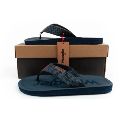 10. Wrangler men's Zane Flipflop navy blue flip-flops