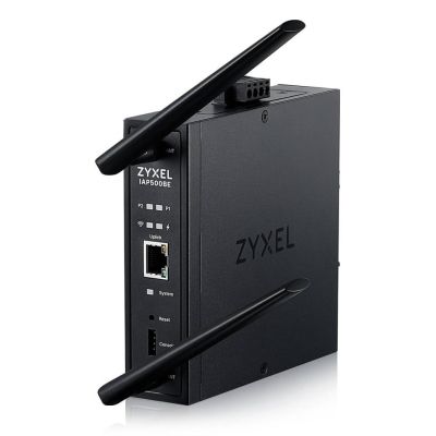 3. Zyxel IAP500BE-EU0101F BE5000 Wi-Fi 7 Access Point, Dual Radio 2x2 MU-MIMO, PoE+ (802.3at), Industrial AP, DIN Rail Mounting, Standalone/Nebula Cloud Managed