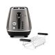 5. DeLonghi Distinta CTIN2103.TB Electric Toaster