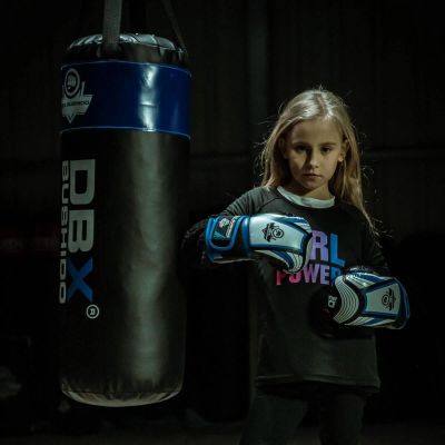 15. 6oz Kids Boxing Gloves - Junior Blue