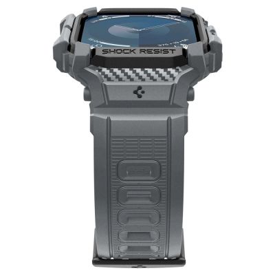 5. Spigen Rugged Armor Case for Apple Watch 10 46mm - Gray
