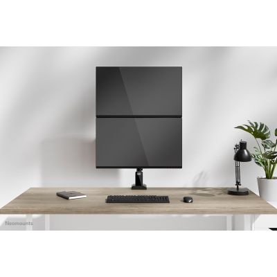 21. Neomounts DS60-600BL2V Monitor Holder/Stand 81.3 cm (32") Desk Black
