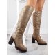 7. M. Daszyński boots on the block heel W SAN29B SA218-4