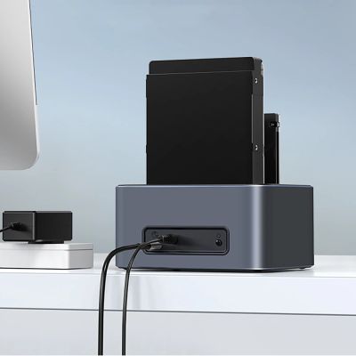 5. Orico 6656C3-C 5-Bay Docking Station with Offline Clone Function 2.5"/3.5" SATA HDD/SSD - Gray