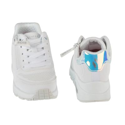5. Skechers Uno Gen1 - Zip And Stride 310554L-WHT White 28