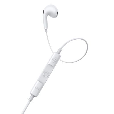 5. Baseus Encok H17 3.5mm minijack wired headphones white (NGCR020002)