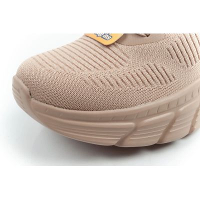 6. Skechers women's sports shoes Bobs B Flex SLIP-INS beige comfortable