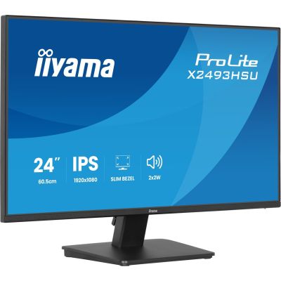18. iiyama ProLite X2493HSU-B1 computer monitor 60.5 cm (23.8") 1920 x 1080 px Full HD LED Black