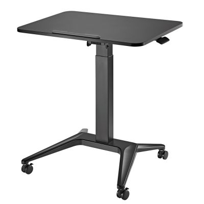 8. MACLEAN MOBILE DESK LAPTOP TABLE BLACK MC-453B