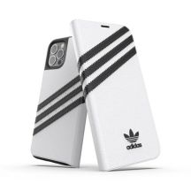 Adidas OR Booklet Case PU for iPhone 12 / 12 Pro 6.1" - white and black