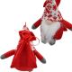 3. DECORATIVE SANTA CLAUS WITH GIFT BAG 15CM RED